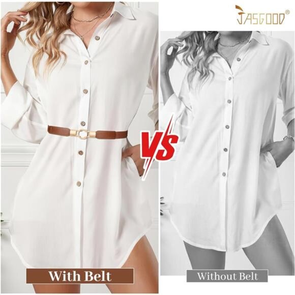 Women Skinny Waist Belt Elastic Stretchy Thin Metal Buckle Dress Jeans Skirt Bel - Picture 3 of 6